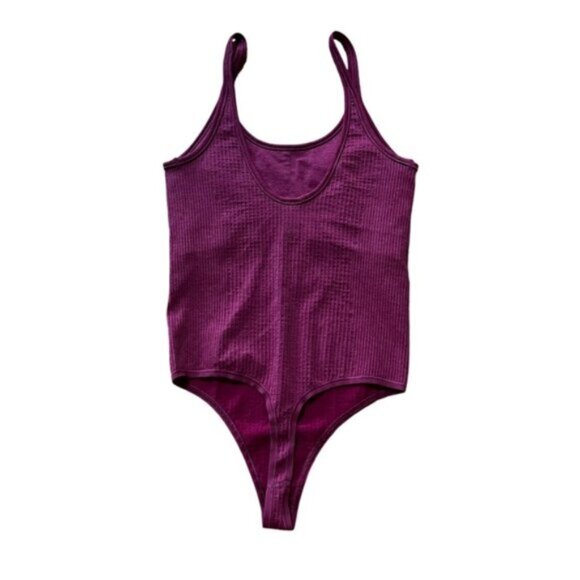 Lululemon Ebb to Street Bodysuit Pink Lychee Size 2 - Picture 2 of 4
